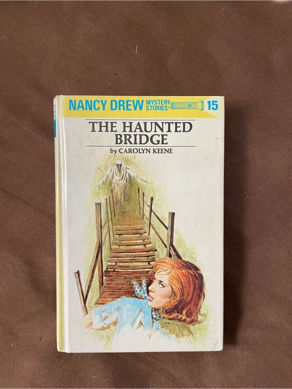 Nancy Drew The Haunted Bridge Hardcover Book - White/Cream Cover